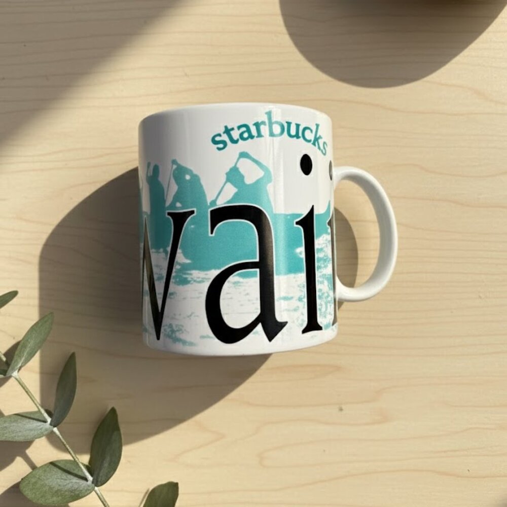☕ Vintage Starbucks Hawaii City Mug Collector Series - 2001 - 16 oz